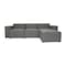 Flash Furniture Bridgetown Luxury Modular 4 Piece Sectional Sofa, Dark Gray IS-IT2231-4PCSEC-DKGRY-GG - alternate 2